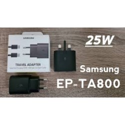 Chargeur Samsung 15W Super Fast +Câble 1m Type-C Noir