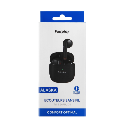 Ecouteur Sans Fil Fairplay TWS Earbuds Noir