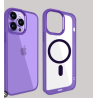 Coque Magsafe Silicone Purple  Iphone 15 Pro