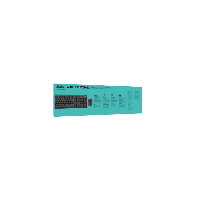 Clavier ordinateur Silent Wireless Combo Mi295 Logitech