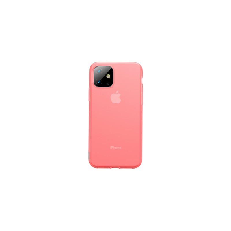 Coque Baseus Jelly Liquid Silica Gel iPhone 11 Corail