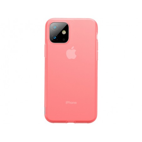 Coque Baseus Jelly Liquid Silica Gel iPhone 11 Corail